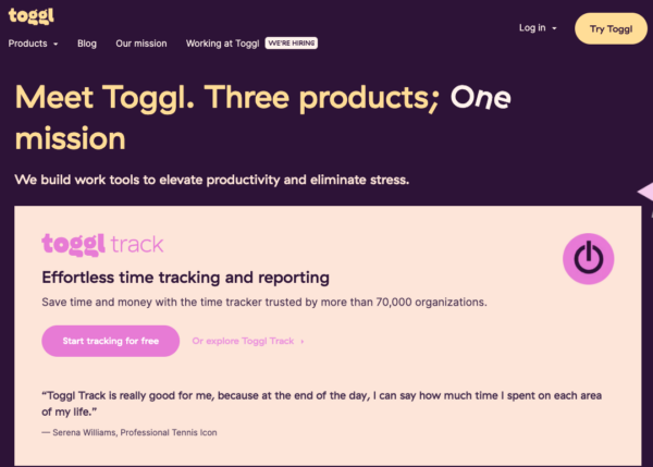 toggle remote working tool