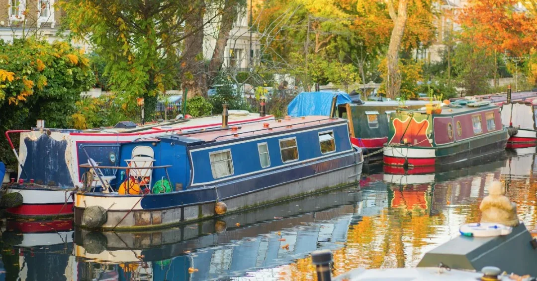 Walk through Little Venice for a taste of Italy in London.