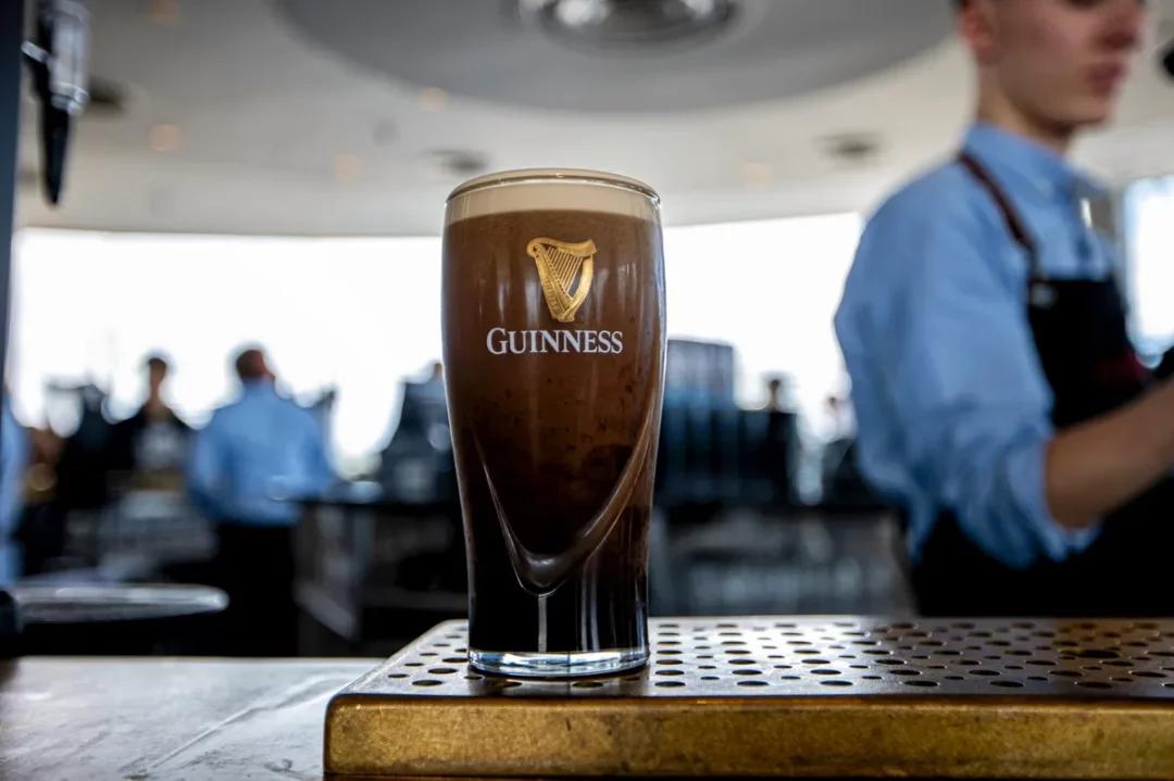 Visit the Guinness Storehouse for a refreshing pint.