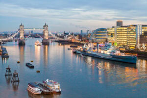 The virtual office at Lower Thames Street is home to a meeting room with a view of Tower Bridge.